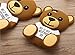 PAIAIP 3D Cute Cartoon Baby Bear Teddy Soft Silicone Case Cover for iPhone6 4.7 inch