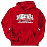 Sweatshirt Red  B-Asketball Athl Dept St. Vincent & The Grenadines  Country