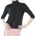 Isaac Mizrahi Cotton/Linen Twin Set- Ebony