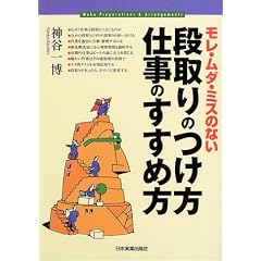 段取りのつけ方・仕事のすすめ方