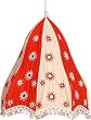 ShalinCraft Lampshades Multicolored Applique Embroidered Fabric Indian-Style (clamp366)