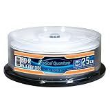Optical Quantum 4x Blu-ray Media Glossy White Inkjet Printable - 25 pack