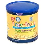 Gerber Graduates Finger Foods Canister, Carrot wagon wheels, 1.48-Ounce Units  6-Count (Pack of 2)
