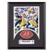 Aaron Rodgers Autographed Green Bay Packers -Sweet Spot Football Cut- with 8x10 Photo - Framed (UDA)