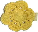 Posies Accessories Crocheted Doily Hair Clippie Maize (Light Yellow)