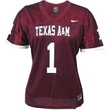 Nike Texas A&M Aggies #1 Maroon Ladies Replica Football Jersey