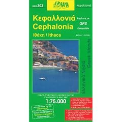 Kefalonia ~ Road Map (Supersedes Road Editions 304 Map) (Greek Island Map Series)