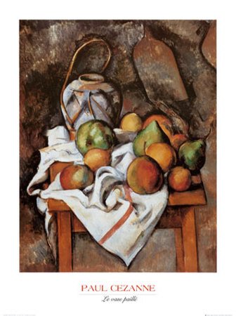 La Vase Paille Art Poster Print by Paul CÃ©zanne, 24x32