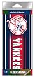 New York Yankees 3 D Car Magnet Long 8" X 4"