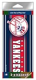 New York Yankees 3 D Car Magnet Long 8" X 4"