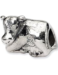 Reflections Beads Silver Cow Animal Bead