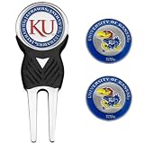 NCAA Kansas Jayhawks Divot Tool and Ball Marker Set