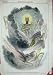 1849 Colour Print Saint Davids Day Harp King Crown