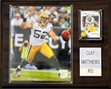 51GZovT5KeL. SL160  NFL Clay Matthews Green Bay Packers Player Plaque