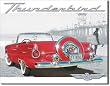 T-BIRD Beach Scene Tin Sign 16"W x 12.5"H
