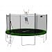 Original Ampel 24 Trampolin � 430 cm gr�n * Version 2012 * extra verst�rktes Netz * inkl. Leiter