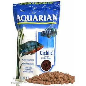 Aquarium Pharmaceuticals Aquarian Cichlid Pellet Food Medium 8.5oz by Aquarium Pharmaceuticals, API, MARS Fishcare