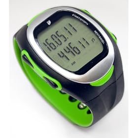 GSI Quality Exercise Monitor Wrist Watch With Data Memory - Measures Distance, Time, Steps, Fat And Calories Burned - For Running, Jogging and Walking, Chronograph Stopwatch And Alarm Functions