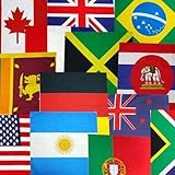 コットン100%大判ハンカチ  バンダナ(国旗) カメルーン