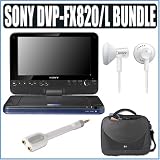 Sony DVP-FX820/L 8-inch Portable DVD Player Blue Plus Accessory Outfit - Sony ASONDVPFX820LK1