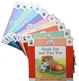 Collins Home Reading: First Readers Books 1-10 RRP £39.90 - Giant Jim and Tiny Tim, TV, Theres a Monster in My House, The Tooth, Takeaway!, Greedy Stanley, I Dont Like Fish, Mumbo Jumbos Shoes,  I Saw a Dinosaur & Winnies New Broom