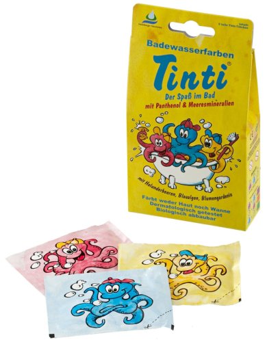 Heidelberger Naturfarben 20000013 - TINTI Badewasserfarbe, 9-er Pack