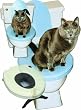 Feline Evolution CatSeat Cat Toilet Training Seat, White