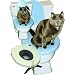 Feline Evolution CatSeat Cat Toilet Training Seat, White