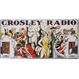 Music Sport News Culture Crosley Radio Vintage Poster Repro