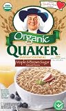 Quaker Instant Oatmeal Organic Maple & Brown Sugar, 8-Count Boxes (Pack of 4)