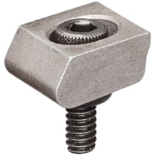 Jergens 13222 Micro Clamp Kit, Low Profile,Tool Steel, Blunt Edge (6 Pack)