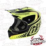 Troy Lee Designs Motocross Helm - AIR Delta - gelb: Größe Helm: XL (61-62cm)