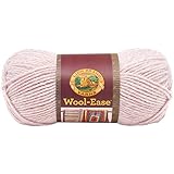 Lion Brand Yarn 620-104 Wool-Ease Yarn, Blush Heather