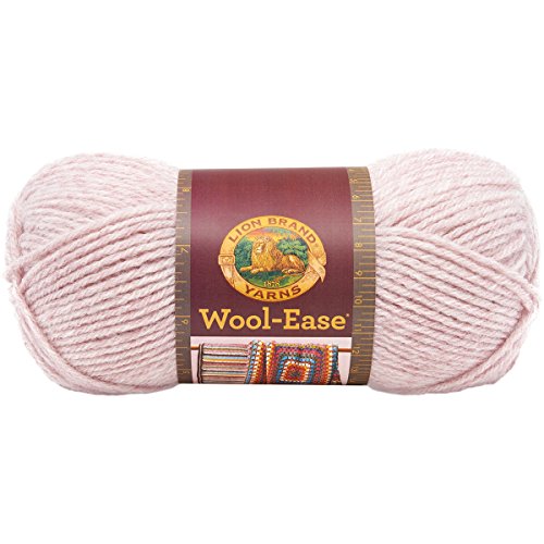 Lion Brand Yarn 620-104 Wool-Ease Yarn, Blush Heather