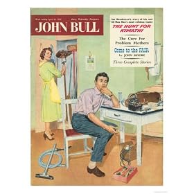 John Bull, Repairing Mending Hoovers Vacuum Cleaning Housewife DIY Products Magazine, UK, 1958 Giclee Poster Print