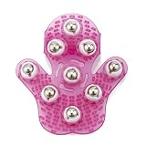 Hand Palm Shaped Body Massager - 360 Rotation (Pink)