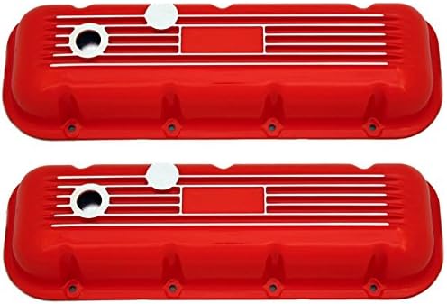 Big Block Chevy Classic No-name Orange Valve Covers
