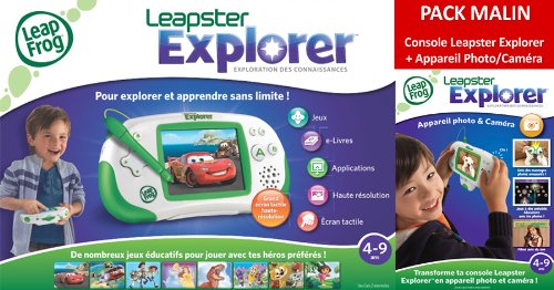 Leapfrog - 69001 - Jeu Éducatif et Scientifique - Leapster Explorer + Caméra - Vert