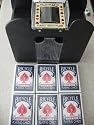 New 6 Deck Card Shuffler Plus 6 Decks Bicycle Blue Playing Cards