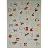 Cavallini French Alphabet Cue Card Decoupage Gift Wrap Paper