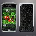 iphone Black Glitter GEL SKIN ip-g96