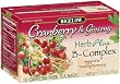Bigelow Tea, Herb Plus Cranberry & Ginseng, 18-Count Tea Bags (Pack of 6)