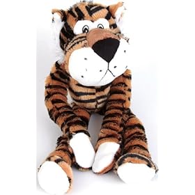 Luxury Soft Squeaky Tiger Dog Toy