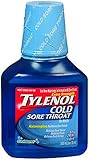 Tylenol Cold Sore Throat with Cool Burst Sensation, 8 Ounce