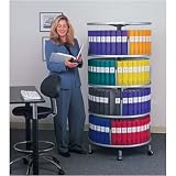 Binder Carousel, 4 Tiers, 31.5 Diameter x 61H
