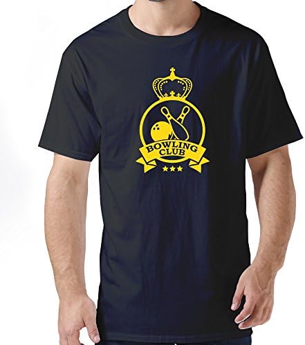 EnHui Making Men Bowling Club Short Sleeve Tee-shirts XX-Large Black