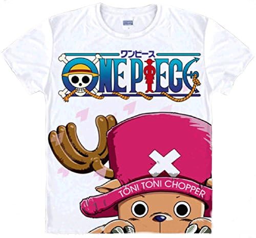 One Piece Short Sleeves Tee T-shirts T (M (US S), White)