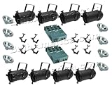 Par 56 Cans, 300w Par56 Medium Flood Lamps, Dimmer Packs, O-Clamps (L555)