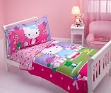 Hello Kitty - Springtime Friends 4-piece Toddler Bedding Set