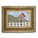 P Applique I Christmas Theme Quilted Christmas Frosty the Snowman King Sham 21x31
